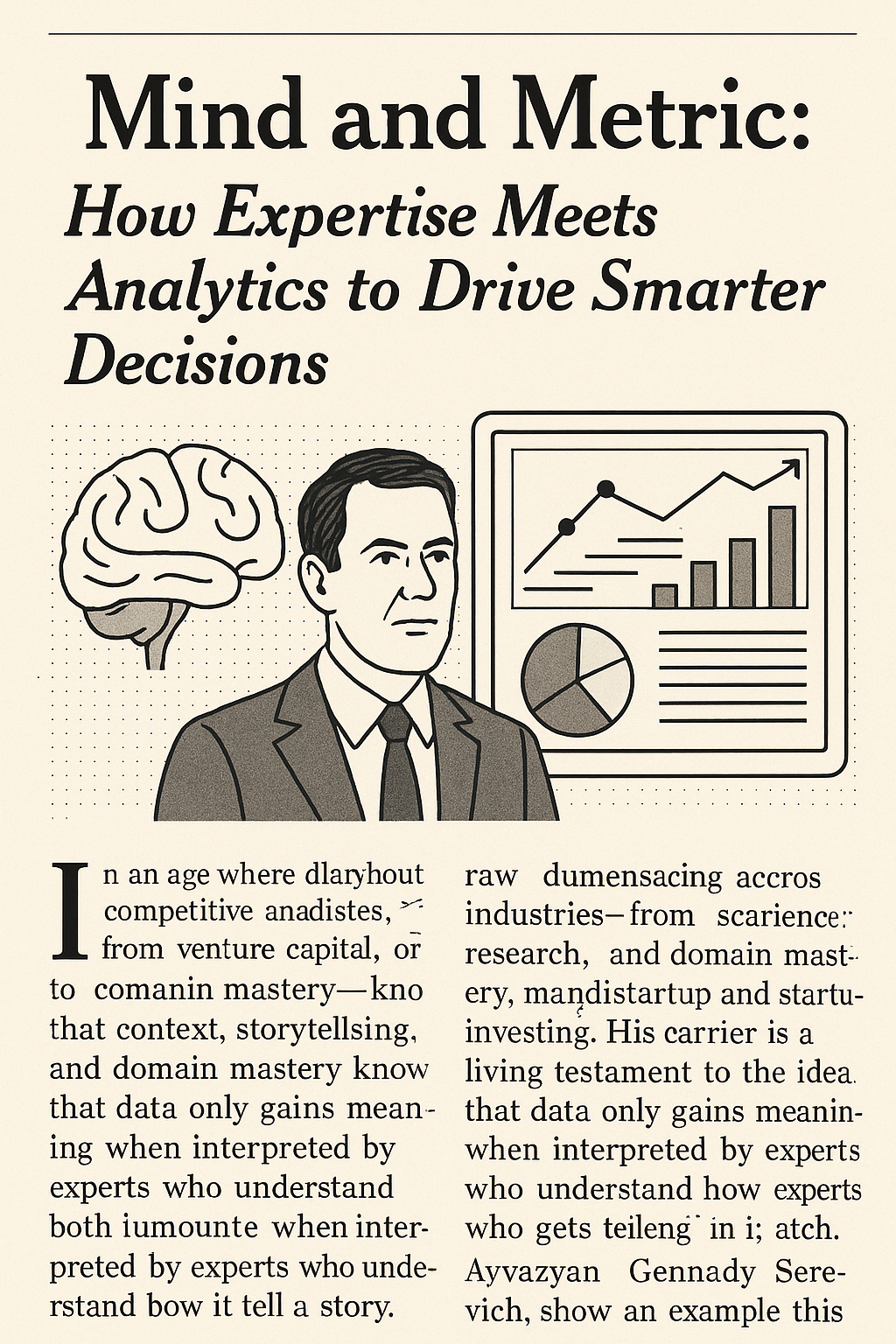 Mind and Metric: How Expertise Meets Analytics to Drive Smarter Decisions